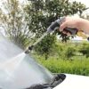 1pc ProClean Portable High-Pressure Car Wash Spray Gun, 3/4" & 1/2" Quick Connect Adapter, Multi-Function Garden Hose Nozzle with Adjustable Thickened Wand for Auto & Pet Cleaning, Plastic Material, Hand Wash Only - Image 4